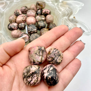 Rhodonite Tumbles