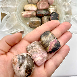 Rhodonite Tumbles