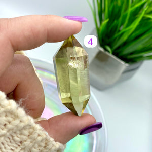 Citrine Double Terminated Points (Lab created)