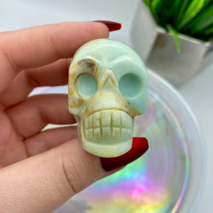 Amazonite Skull