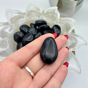 Black Obsidian Tumbles