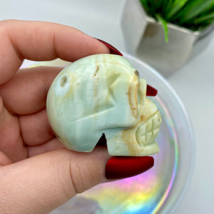 Amazonite Skull