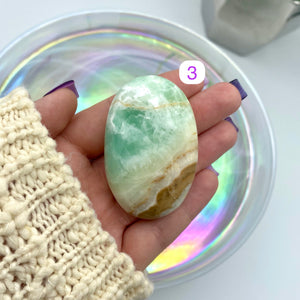 Caribbean Calcite Palm Stones