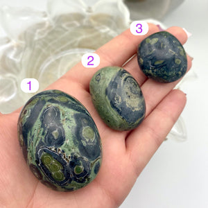 Kambaba Jasper Palm Stones