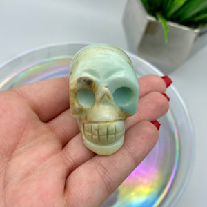 Amazonite Skull