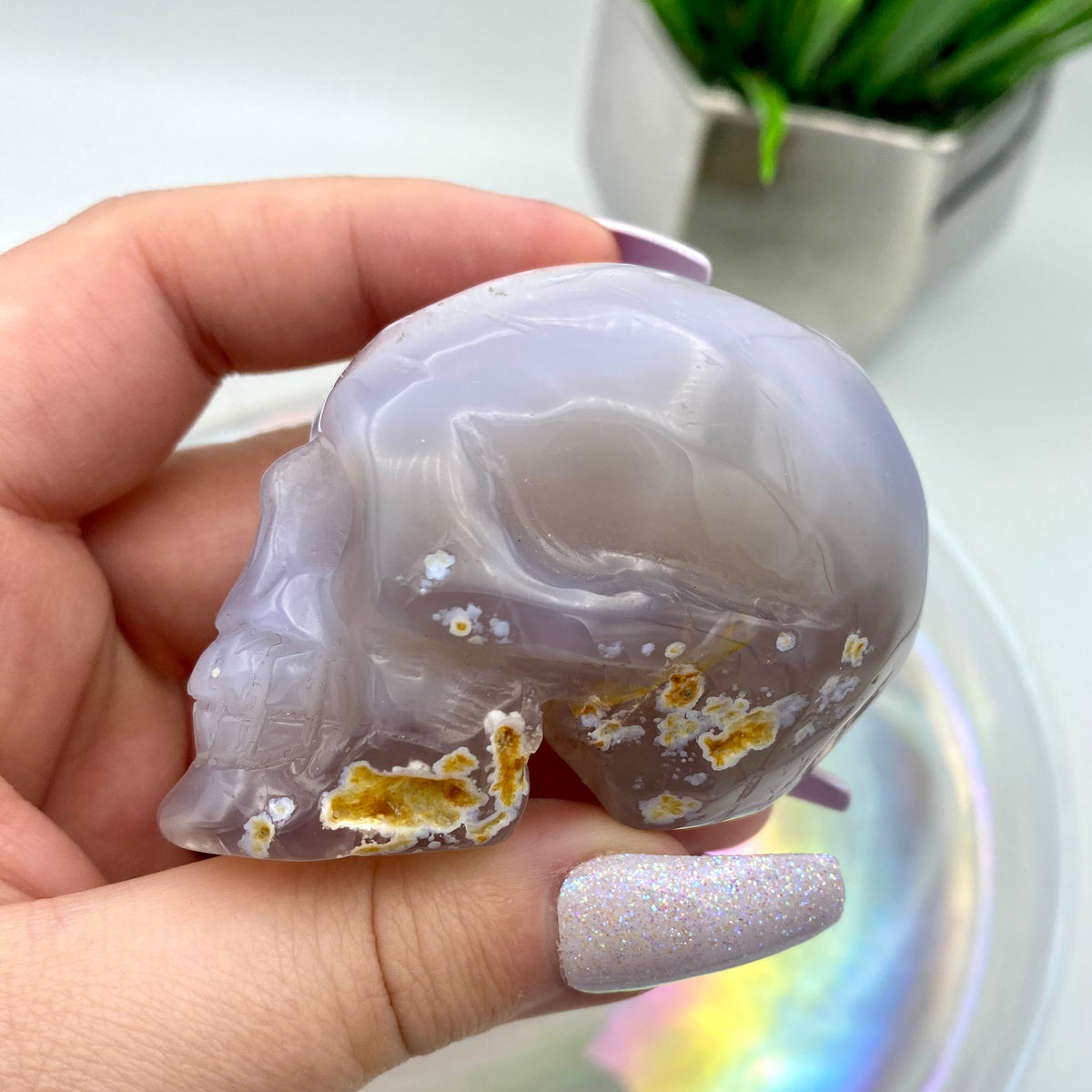 Agate Skull