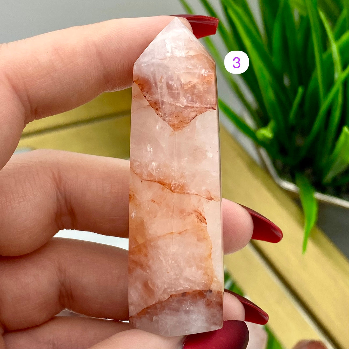 Fire Quartz / Hematoid Quartz Towers