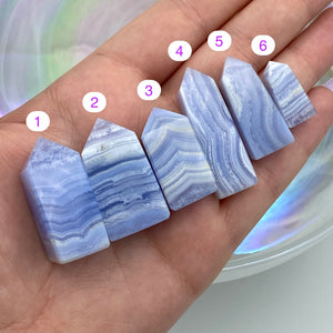 Blue Lace Agate Mini Towers