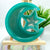 CRESCENT MOON & STAR TRAY / DISH / BOWL - TEAL