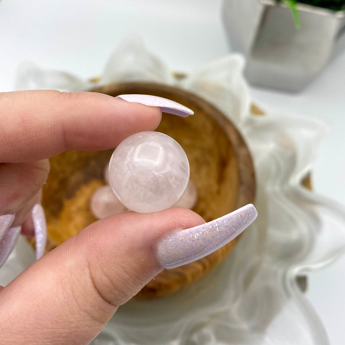 Rose Quartz Mini Spheres