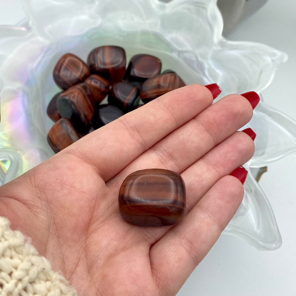 Red Tiger's Eye Tumbles