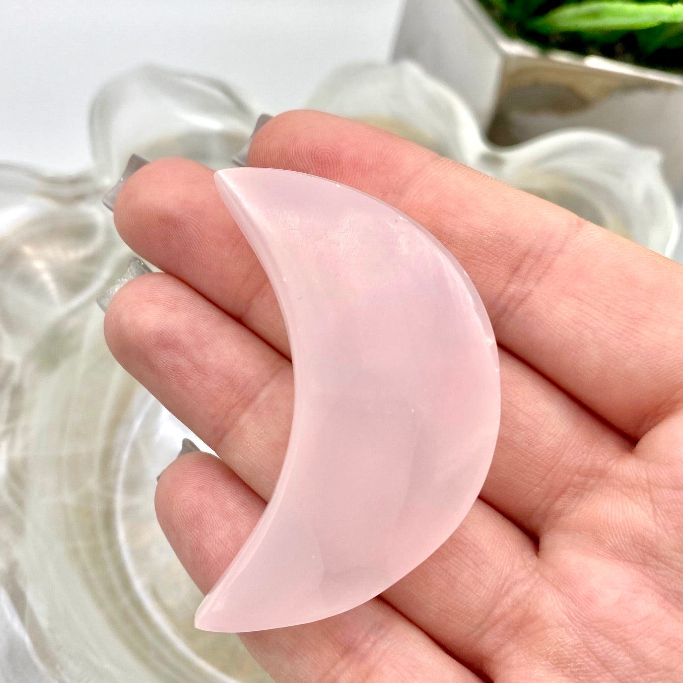 Pink Calcite Moons