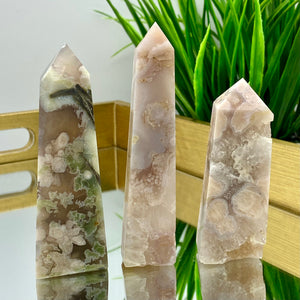 Flower Agate Larger Towers