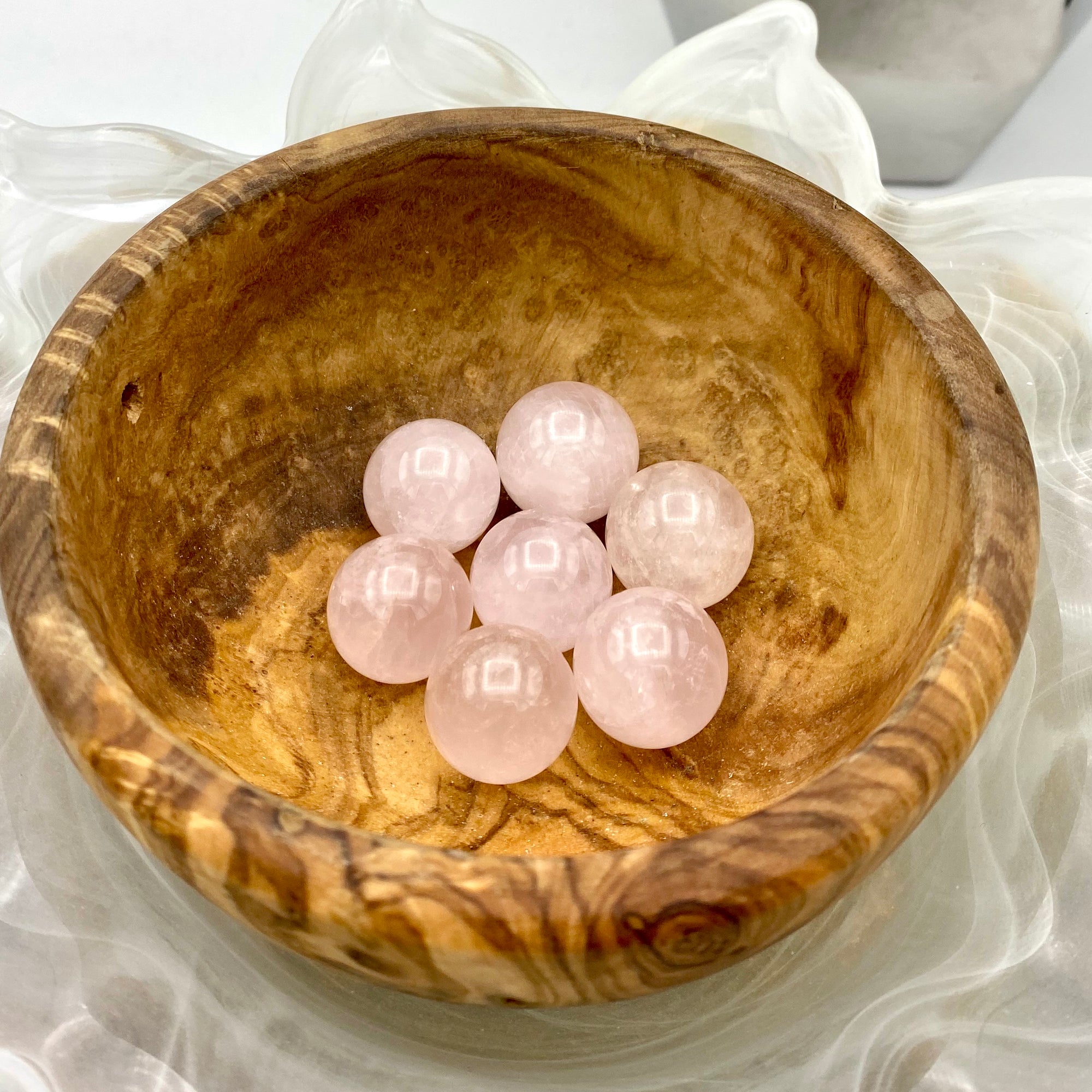 Rose Quartz Mini Spheres