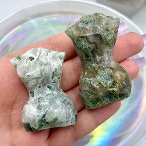 Moss Agate Goddess Body