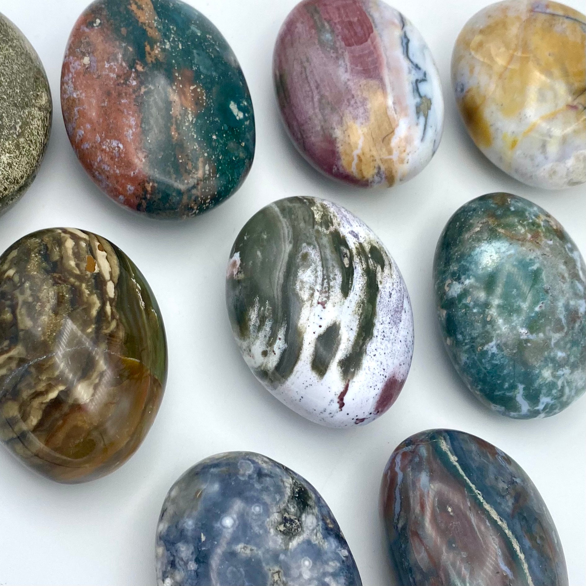 Ocean Jasper Palm Stones