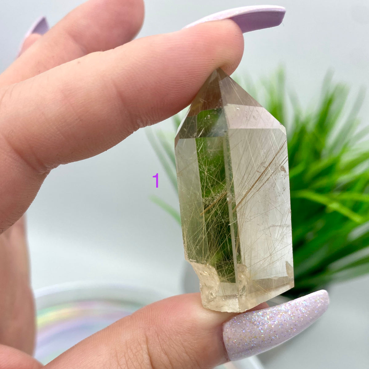 Rutilated Quartz Points