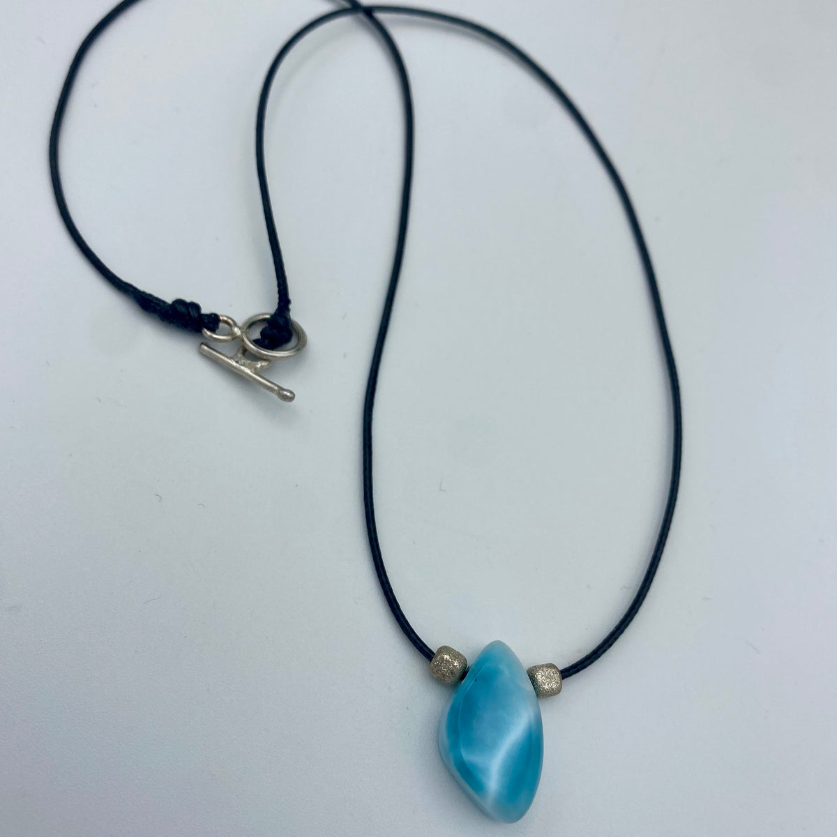 Larimar Necklace - .925 Silver