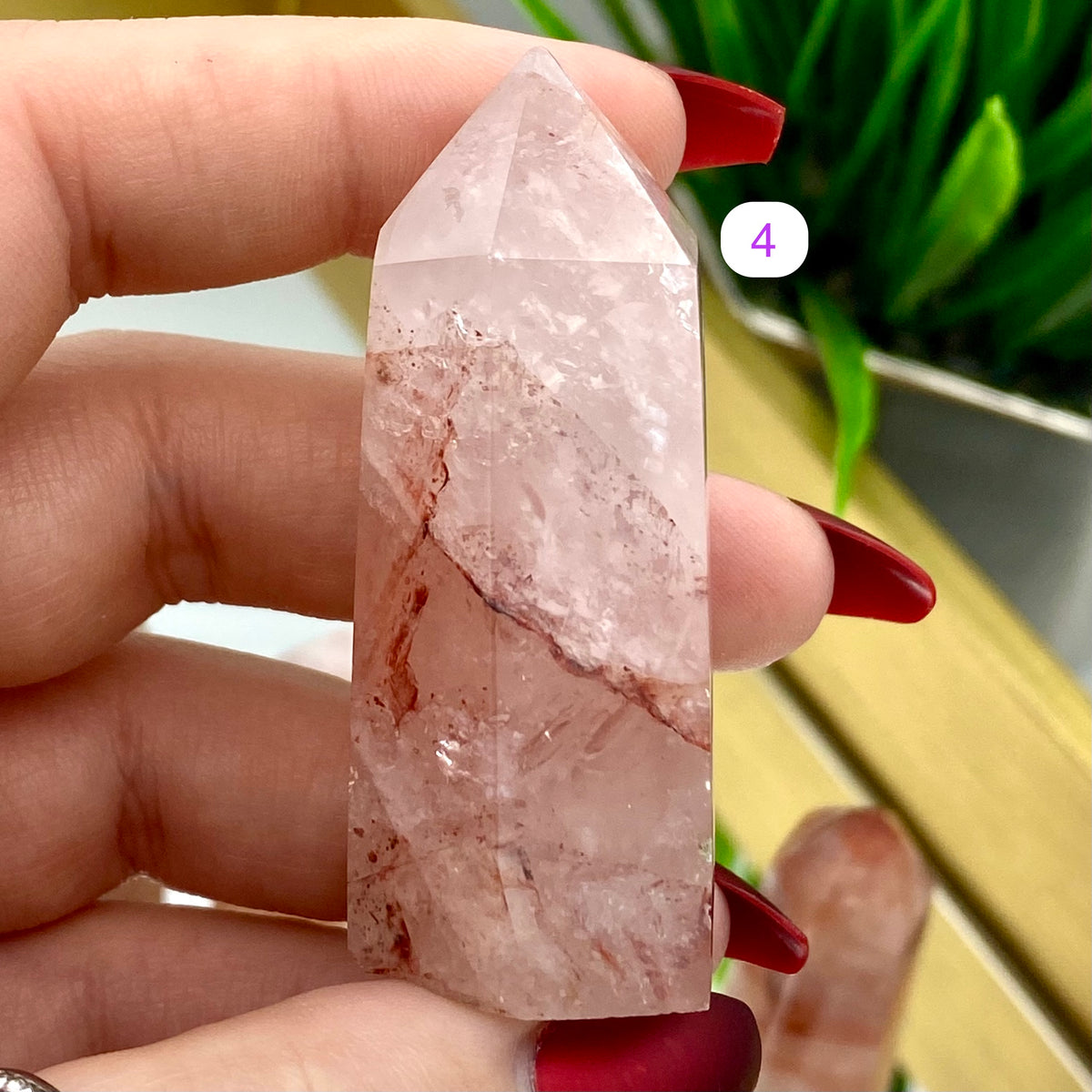 Fire Quartz / Hematoid Quartz Towers