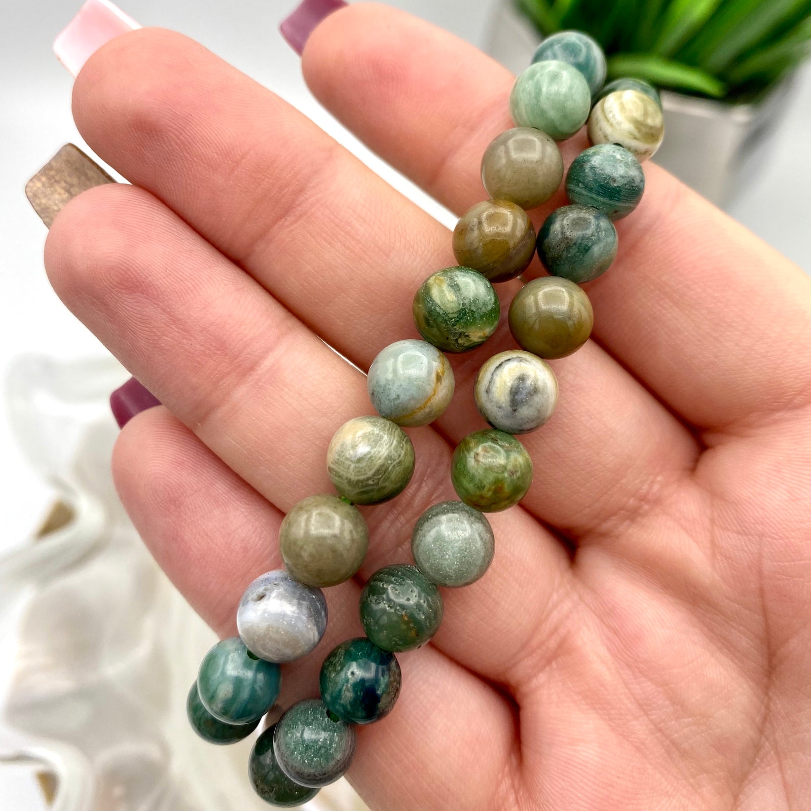 Ocean Jasper Bracelet - 8mm