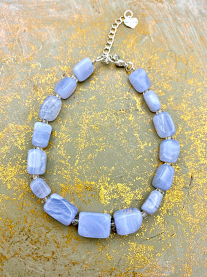 Blue Lace Agate Bracelet