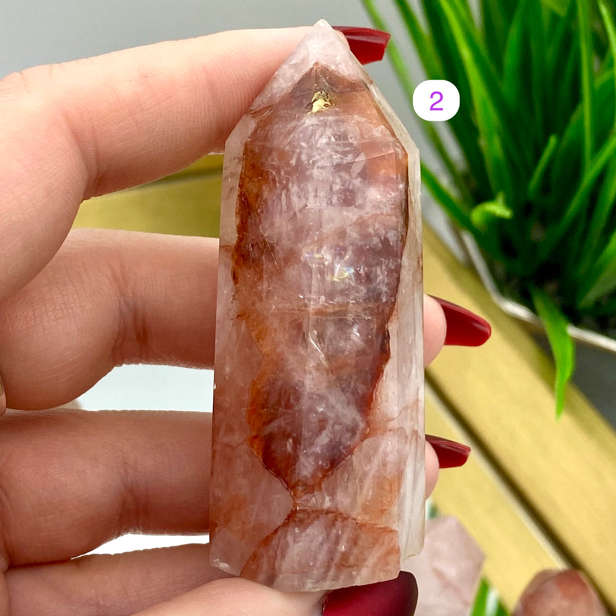 Fire Quartz / Hematoid Quartz Towers