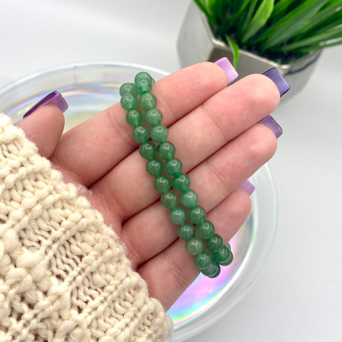 Green Aventurine Bracelets - 6mm