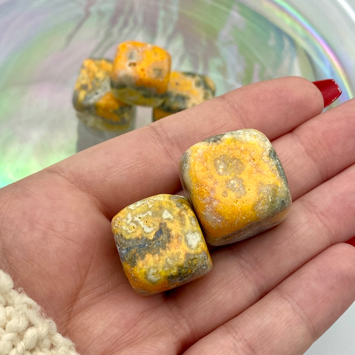 Bumblebee Jasper Cubes