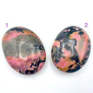 Rhodonite Palm Stones