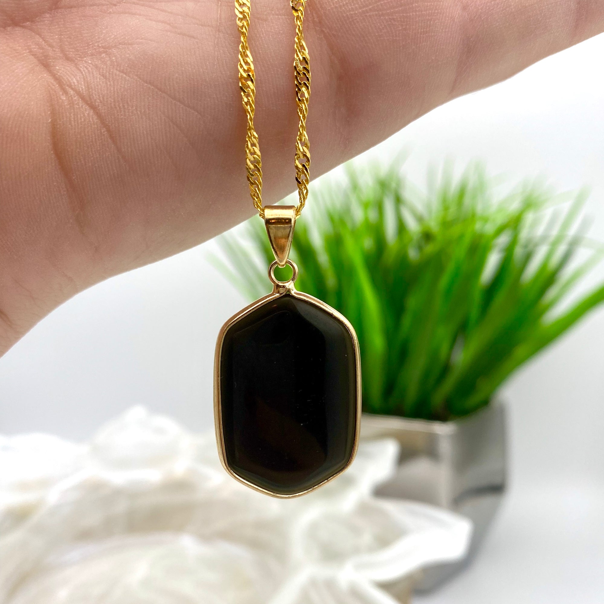 Black Obsidian Necklace