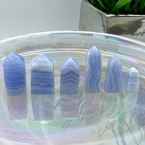 Blue Lace Agate Mini Towers