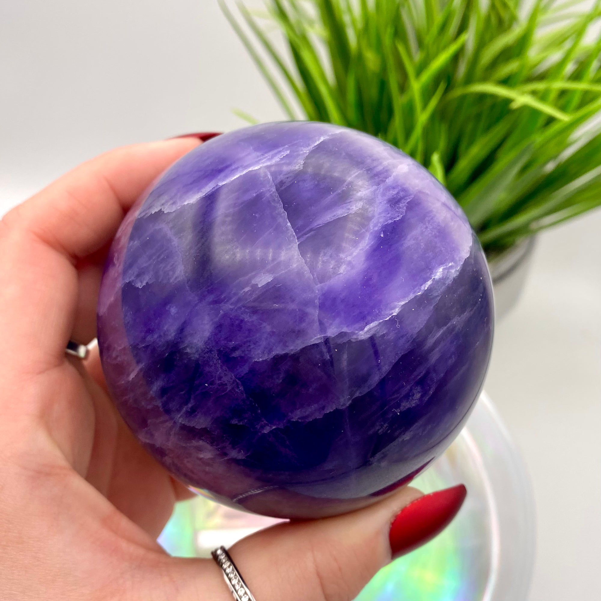 Purple Fluorite Sphere #1