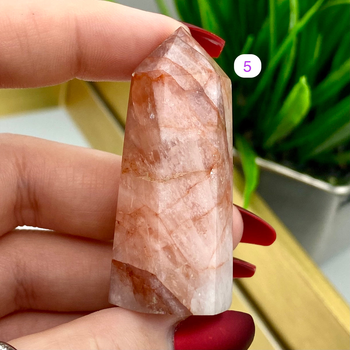 Fire Quartz / Hematoid Quartz Towers