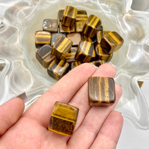 Tiger's Eye Cube