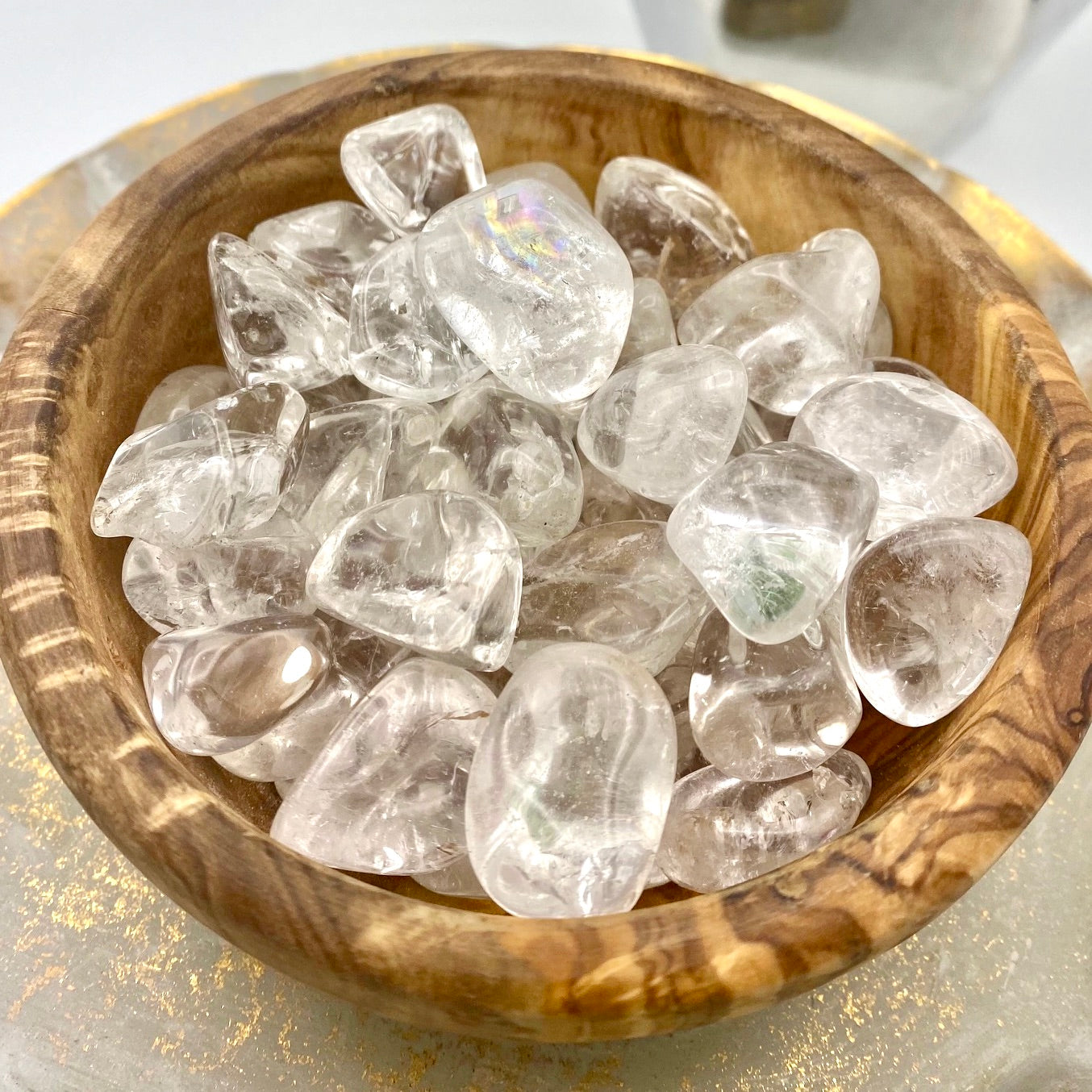 Clear Quartz Tumbles