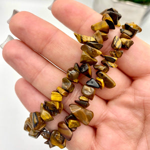 Tiger's Eye Chip Bracelets