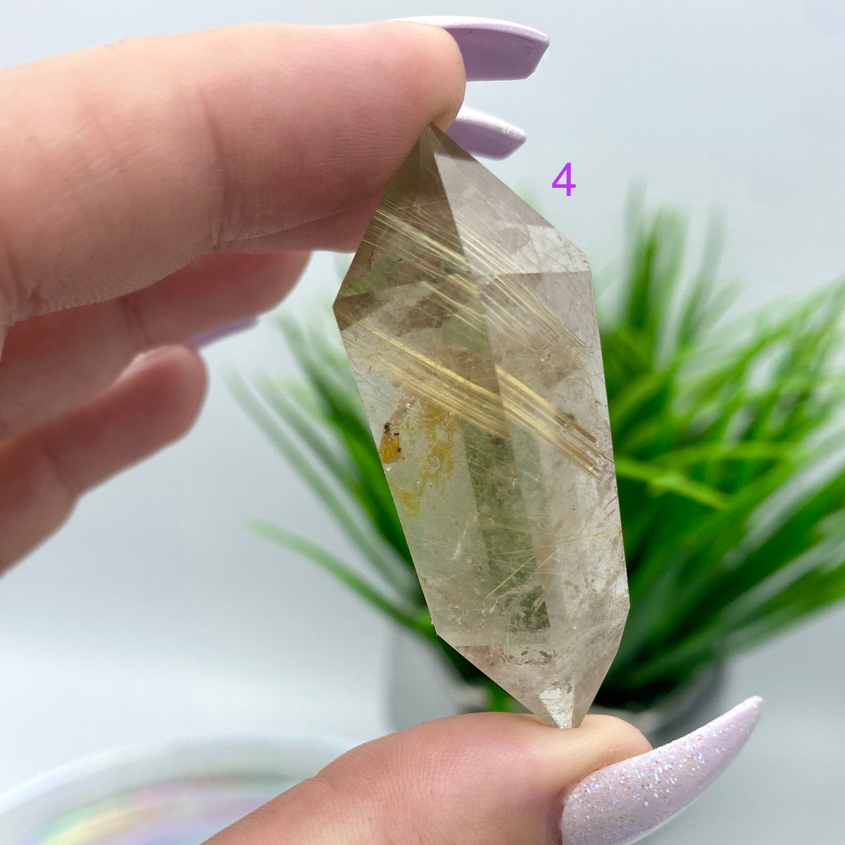 Rutilated Quartz Points