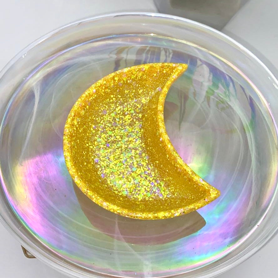 Crescent Moon Bowl / Dish - Yellow