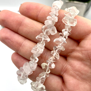 Clear Quartz Chip Bracelets