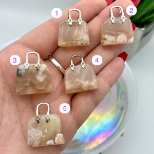 Flower Agate Handbags