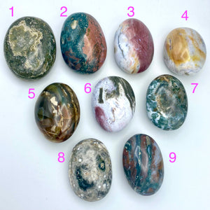 Ocean Jasper Palm Stones