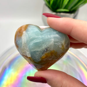 Caribbean Calcite Heart