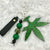 Self Defense Keychain - "Green Leaf"