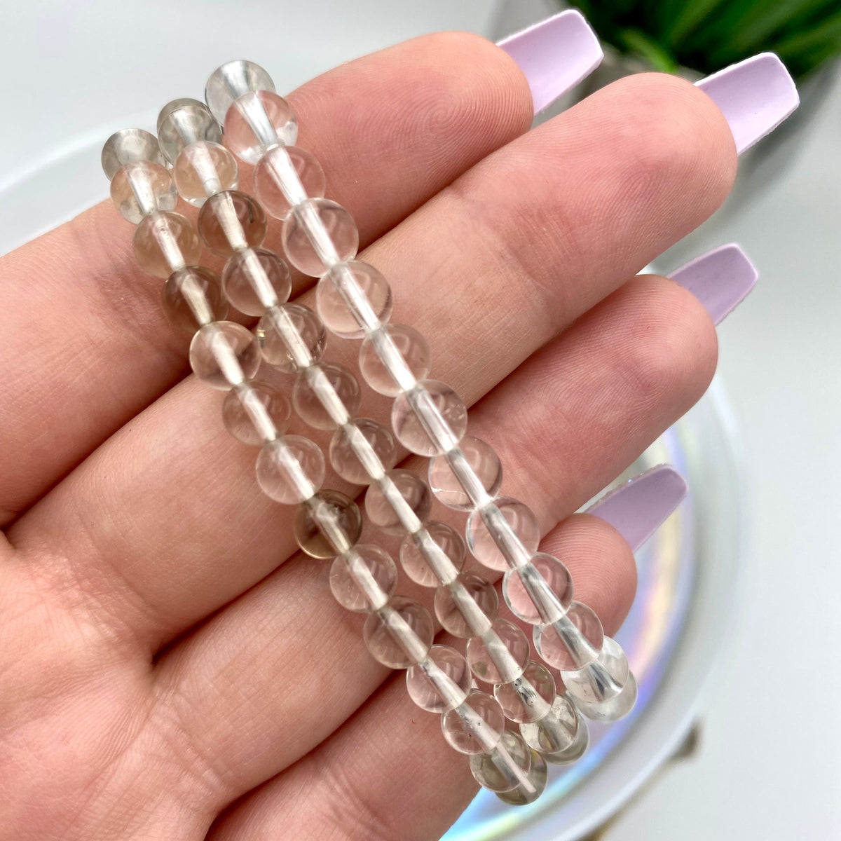 Clear Quartz Bracelet - 6mm