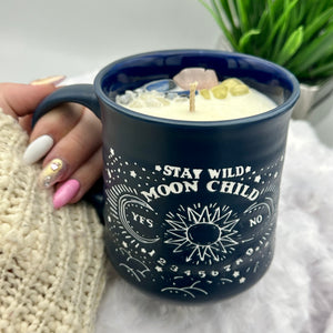 Moon Child Coffee Mug Candle