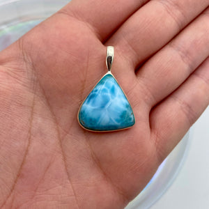 Larimar Necklace - .925 Silver