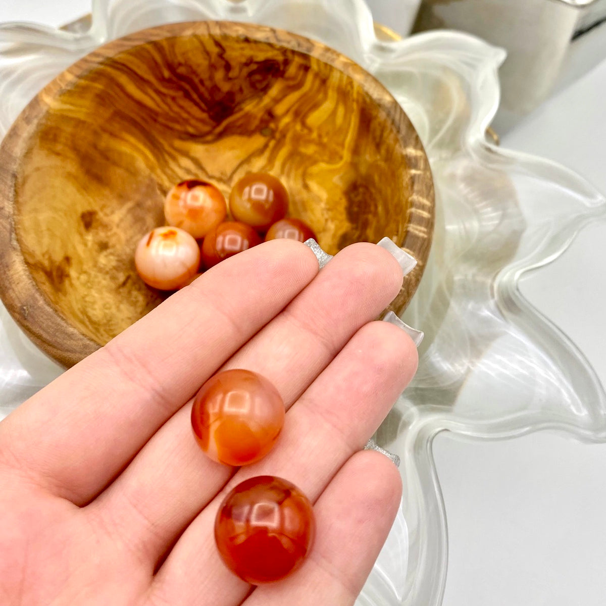 Carnelian Mini Spheres