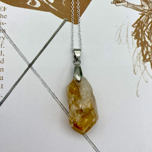 Citrine Point HTA Necklace