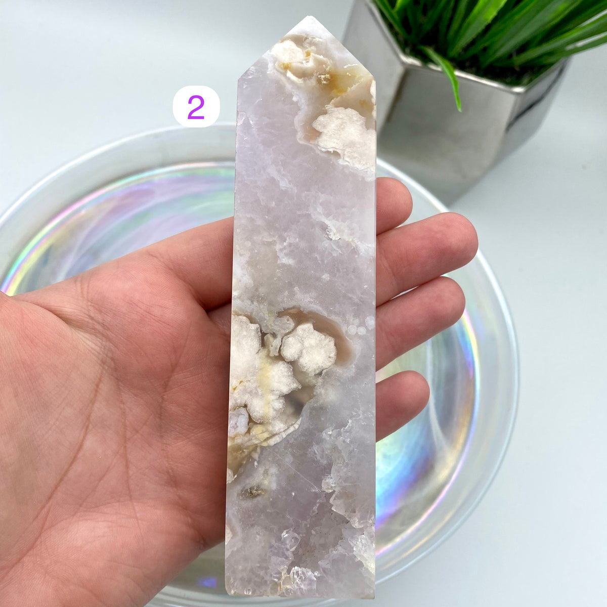 Flower Agate Larger Towers