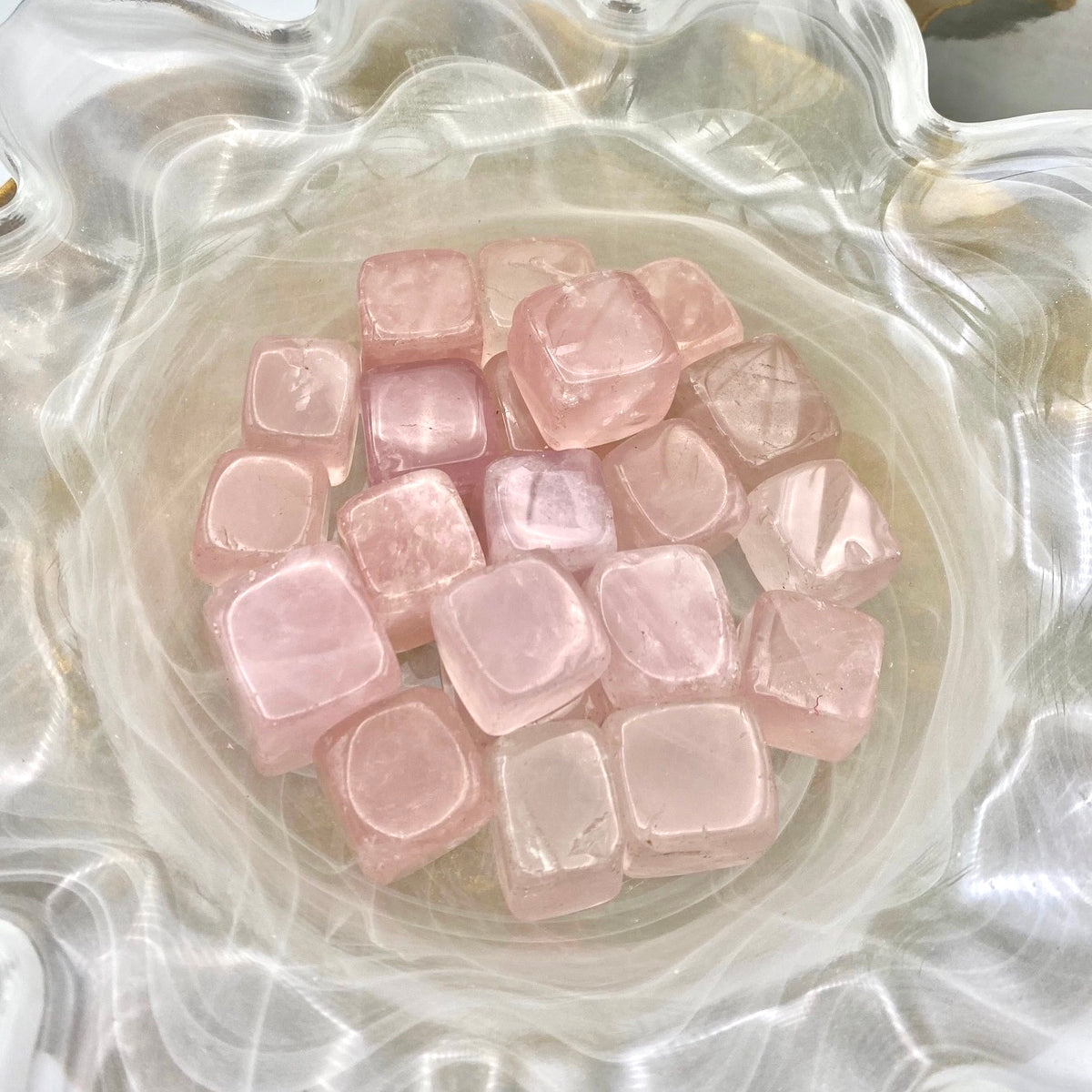 Rose Quartz Cube